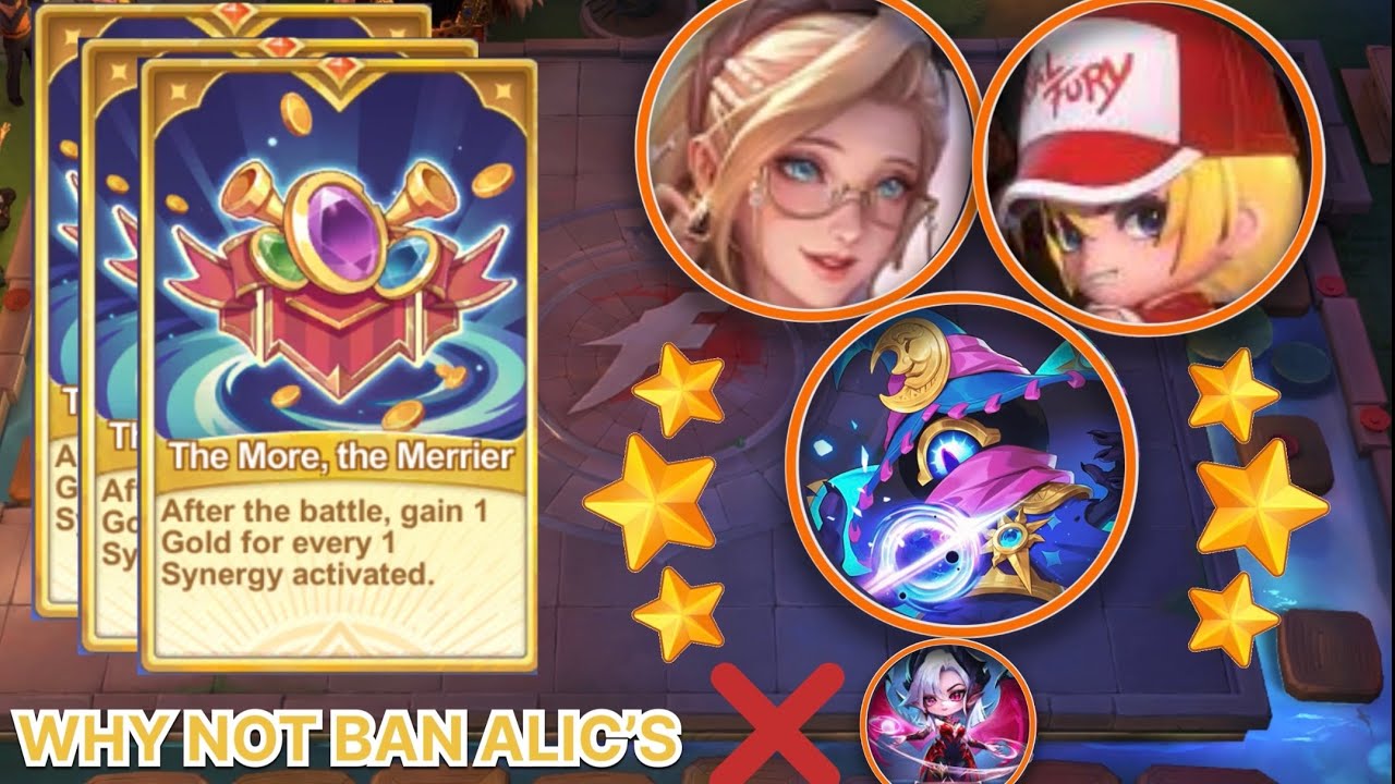 TOP 1 COMMANDER BAN SESSIN 5 ALIC’S , WHY NOT BAN ALICE’S MAGIC CHESS GO GO