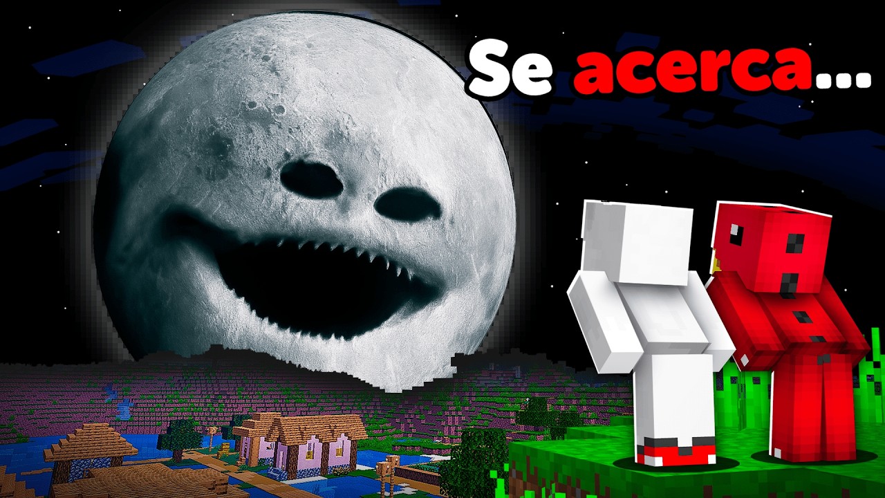 Sobreviví a La LUNA SE DESPIERTA en Minecraft...
