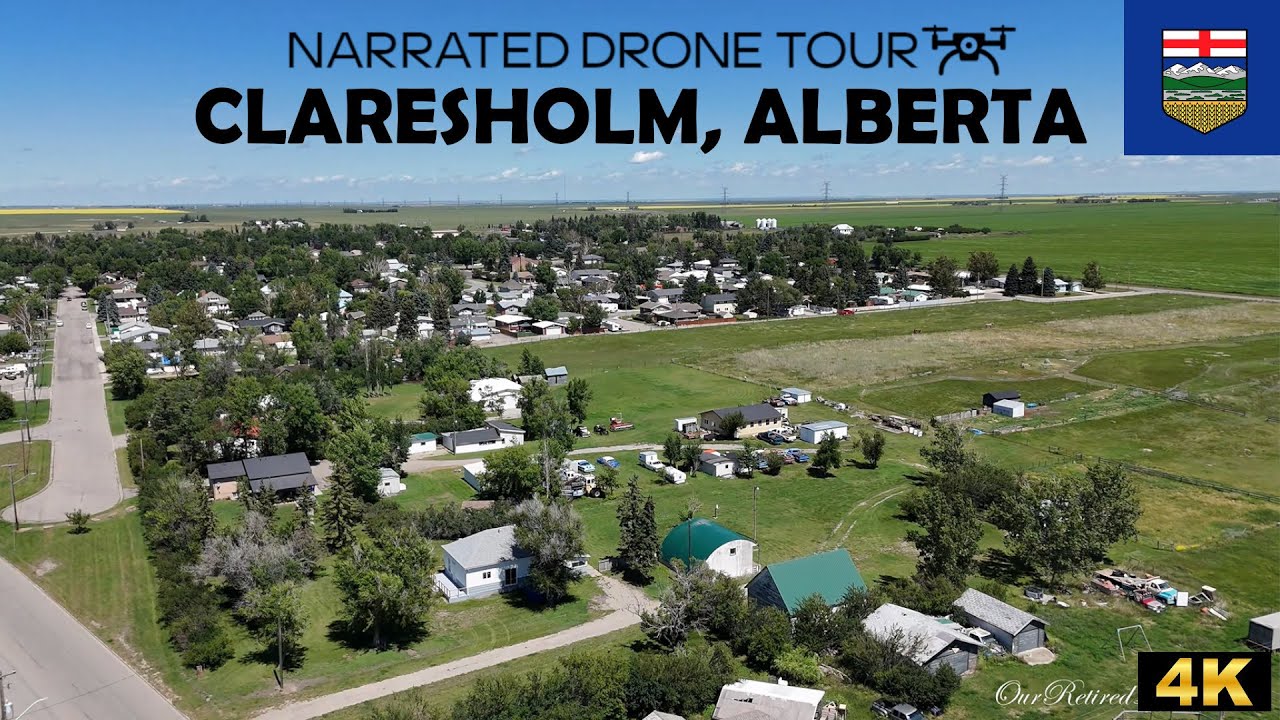 🌾 Claresholm, Alberta 🚁 4K Drone