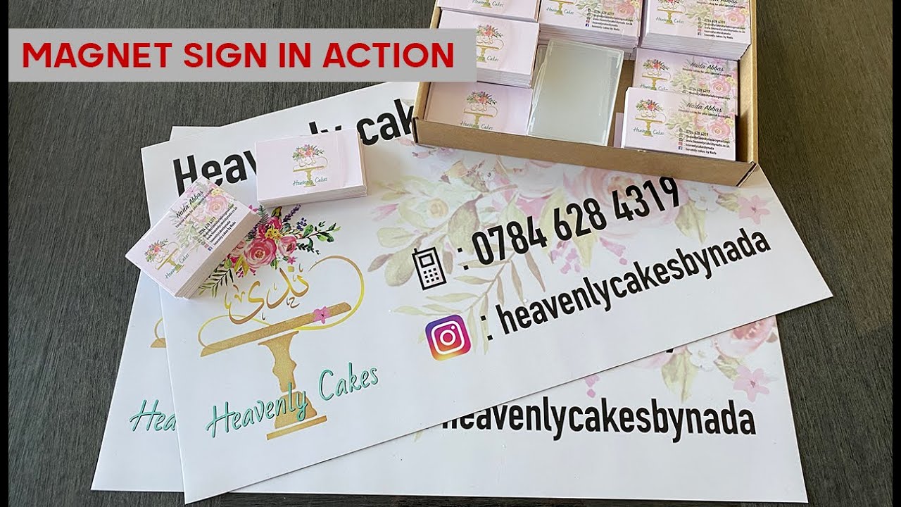 MAGNET VEHICLE SIGNS + BUSINESS CARD