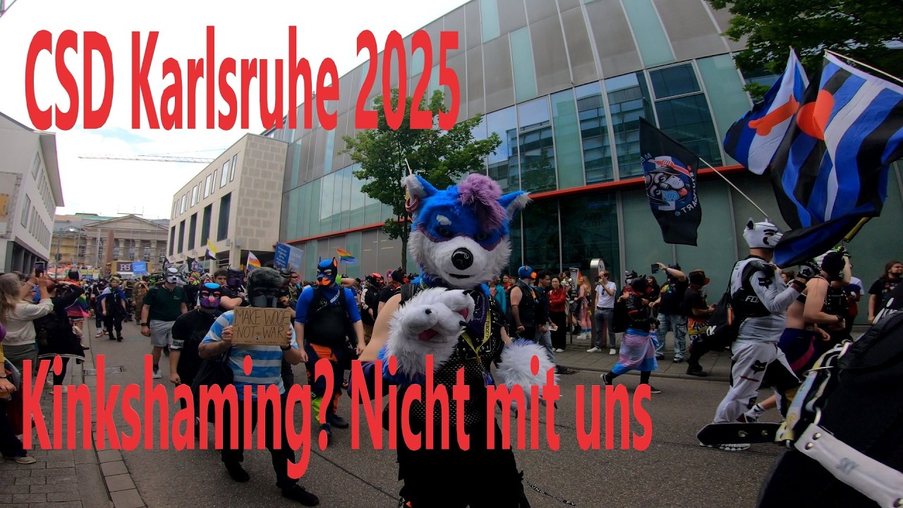 Meine erste Pride: CSD Karlsruhe 2025 im Latex! 🏳️‍🌈