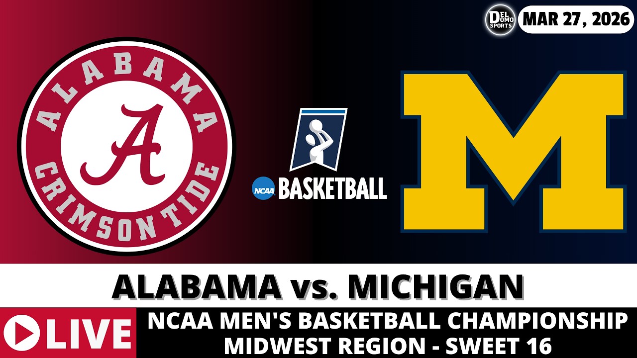 ALABAMA VS MICHIGAN 🏀 NCAAM Basketball Game Score Radio Play-by-Play