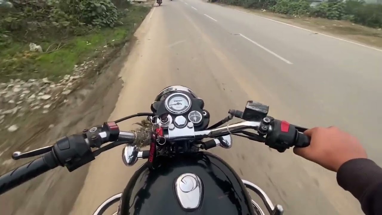 Just another day with my  kala ghoda (bullet)🚀☠️