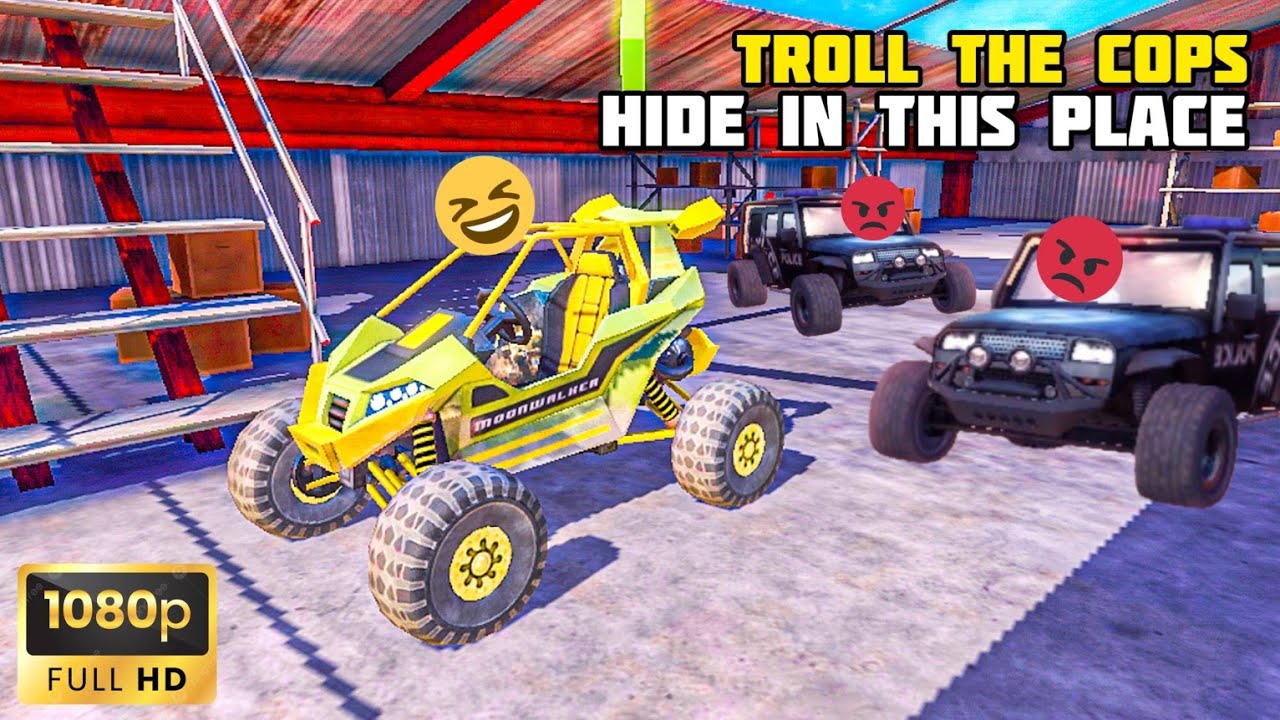 TROLL THE COPS, HIDE IN THIS HIDDEN PLACE | OFF THE ROAD HD OPEN WORLD DRIVING GAME