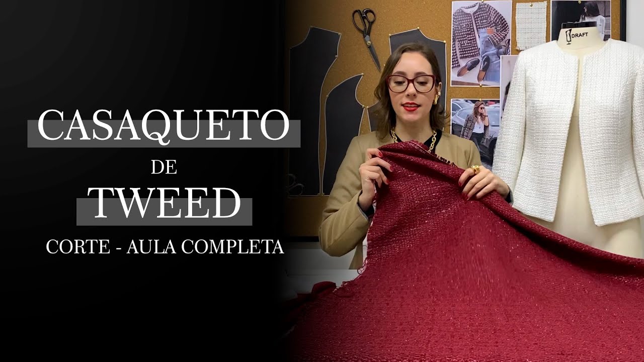 CASAQUETO de TWEED - Corte - Aula Completa