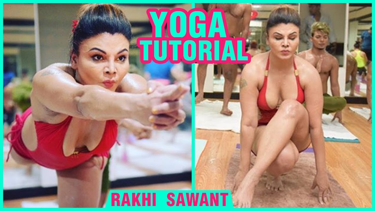 Rakhi Sawant Practices Yoga | International Yoga Day 2018