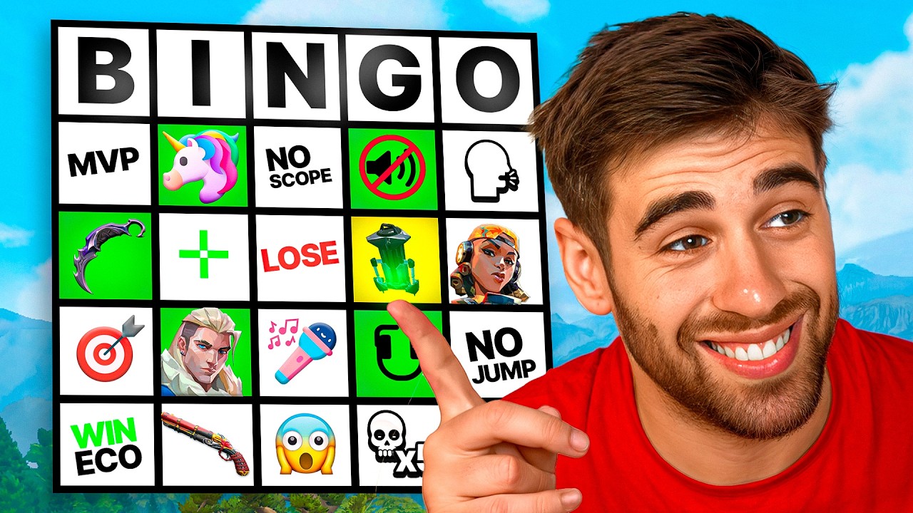 Prob&eacute; el BINGO M&Aacute;S VIRAL de VALORANT...