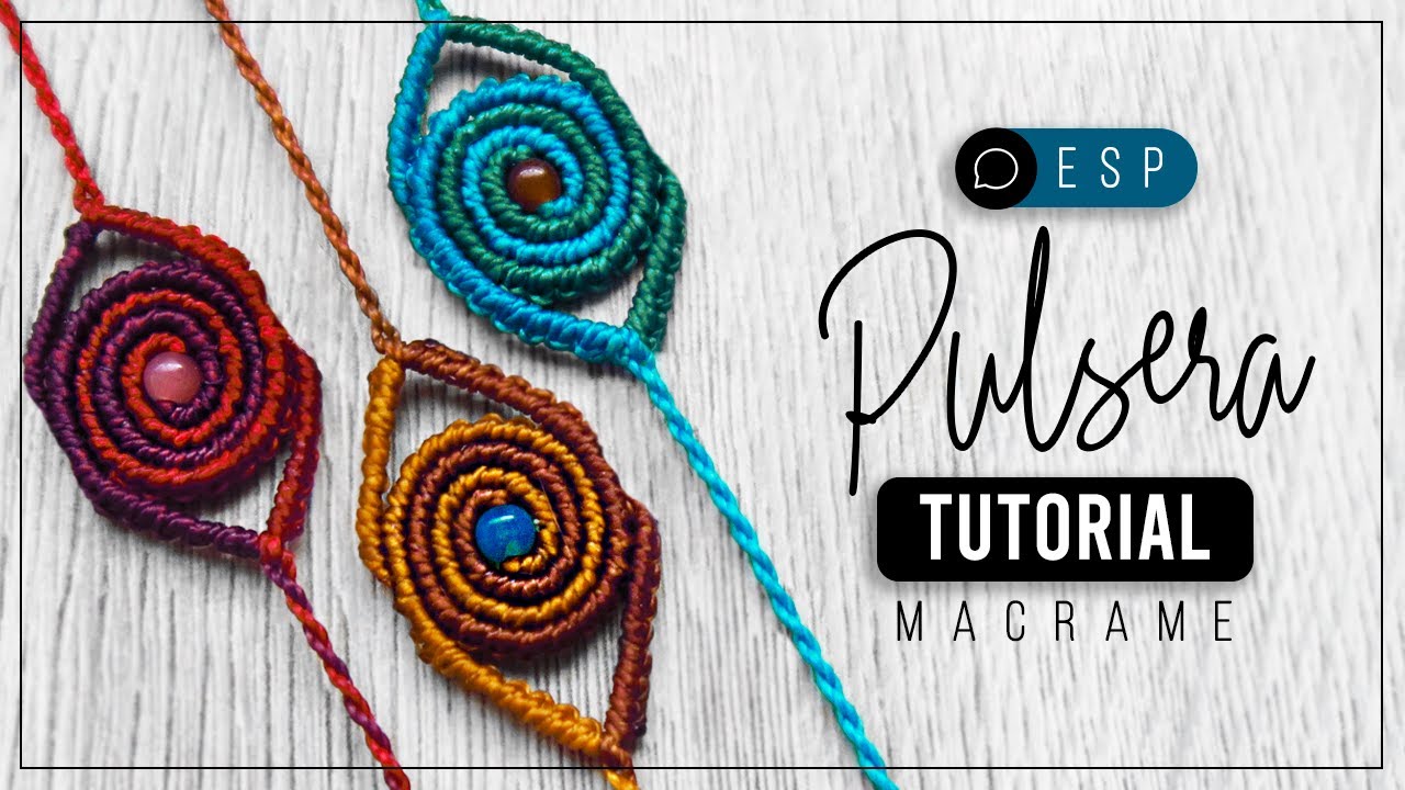 Pulsera Huracán » 👁‍🗨 tutorial (ENG SUBTITLES) | como hacer pulsera de hilo | diy ● Macrame #193