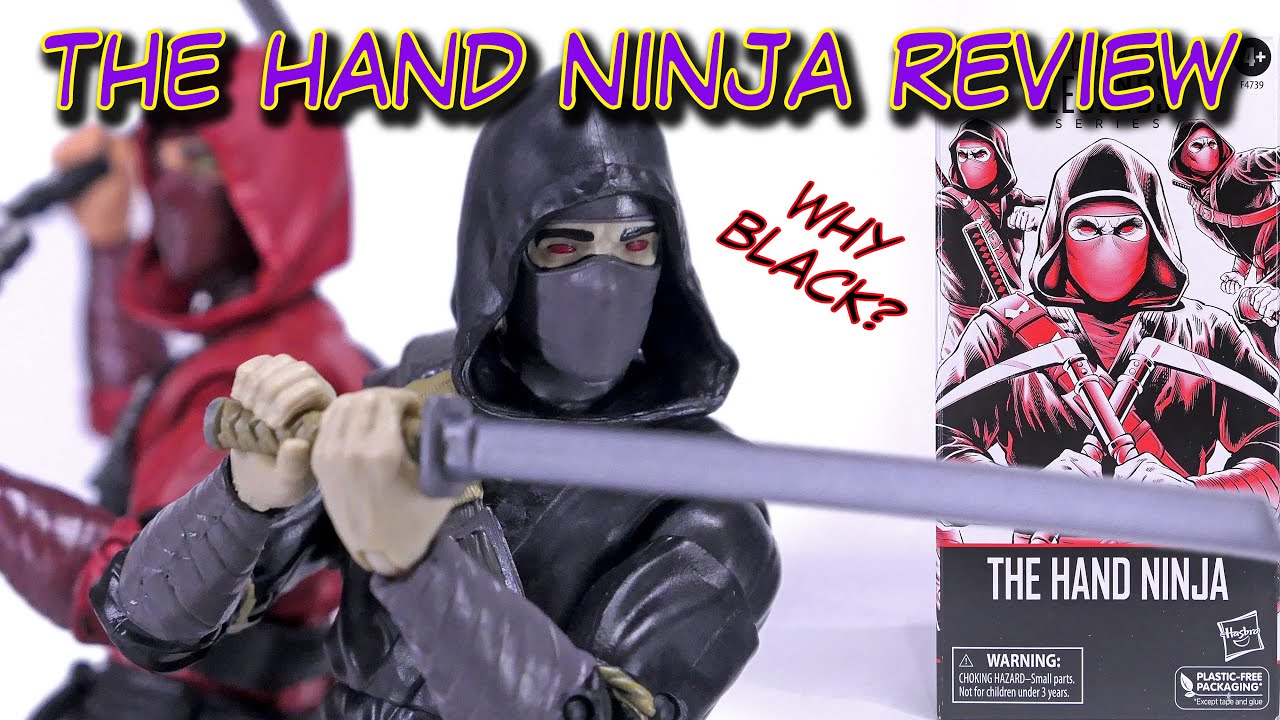 The Hand Black Ninja Unboxing Review Marvel Legends Hasbro Pulse Exclusive Army Builder Comparison