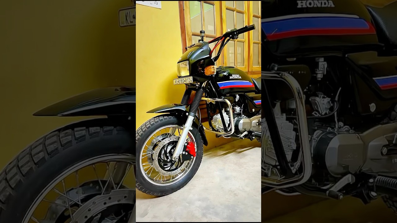 20 Sal Old Splendor Bike has Kerala style modification #modification #modified #herosplendor #kerala