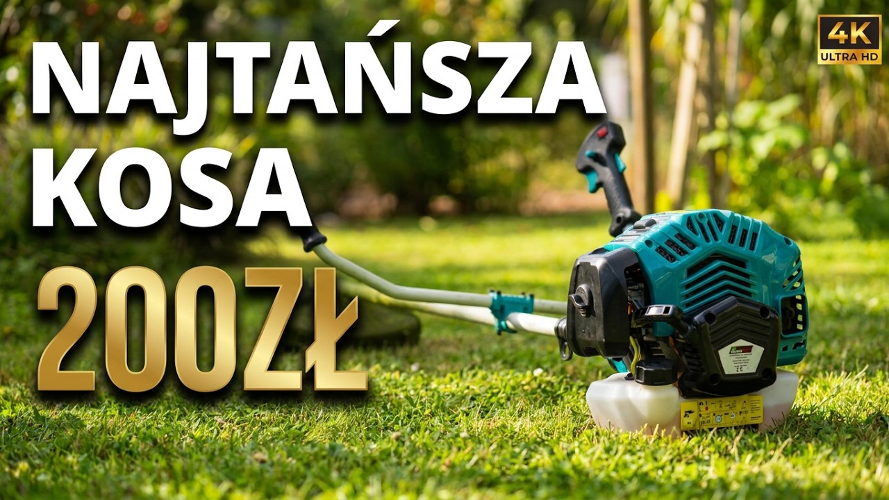 Recenzja Najtańszej Kosy za 200zł! Gardetech 1,7km Najlepsza Kosa Spalinowa W Tej Cenie