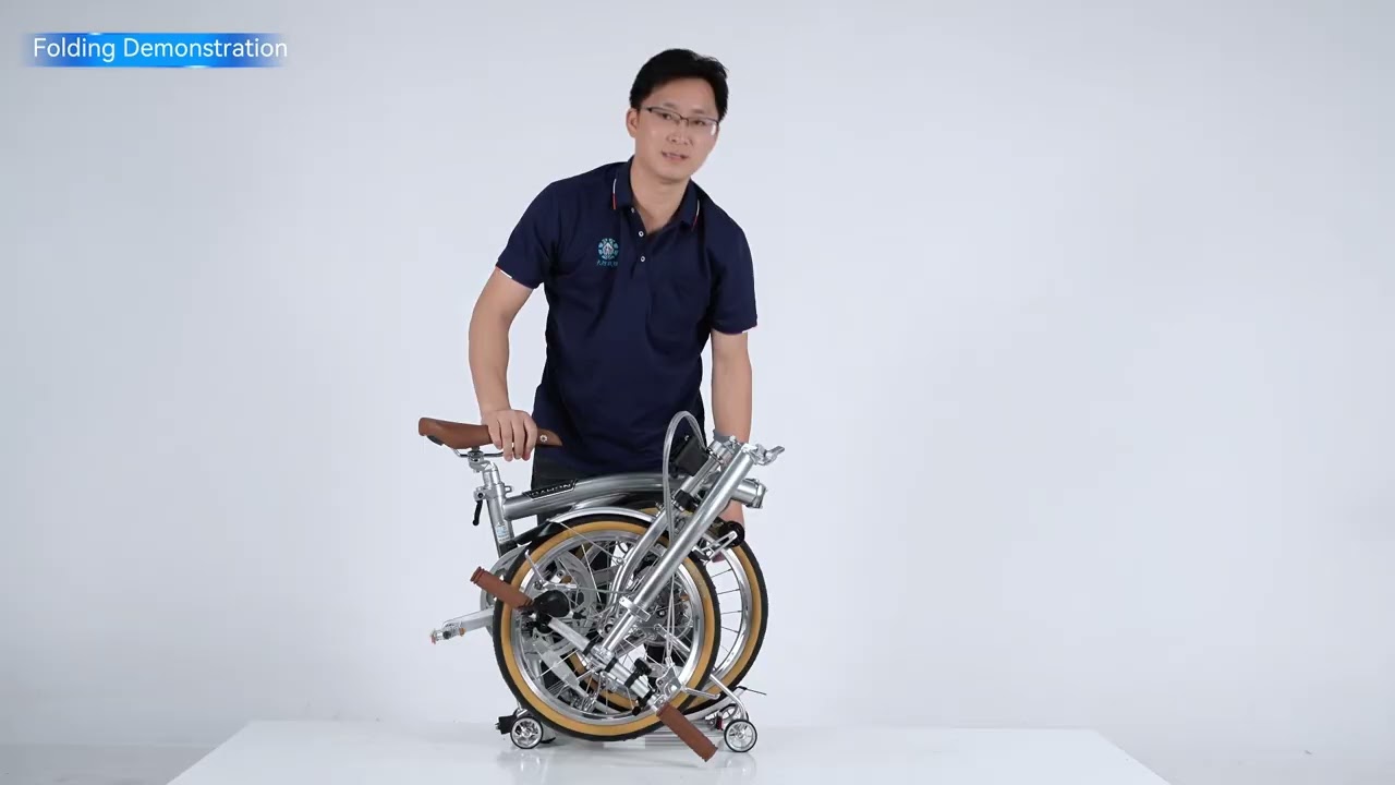 一摺即推！DAHON LUNDEN 三摺車・摺法教學