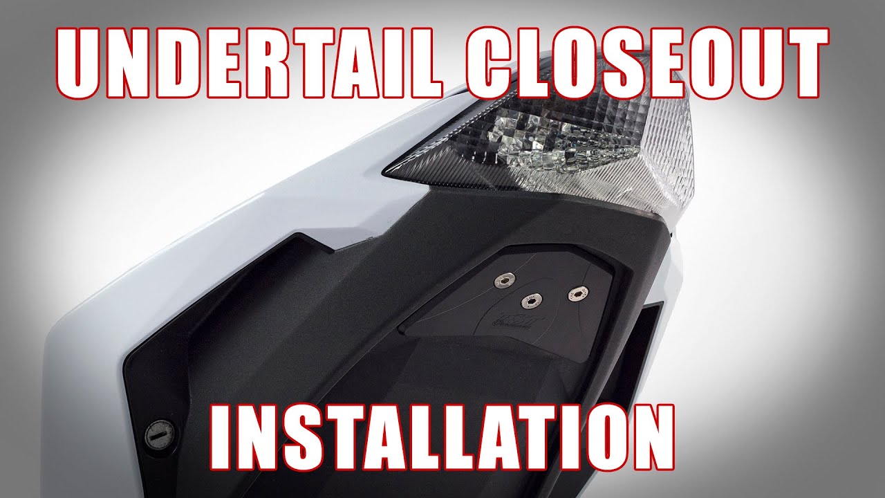 How to install Undertail Closeout on a 2013-2017 Kawasaki Ninja 300 by TST Industries