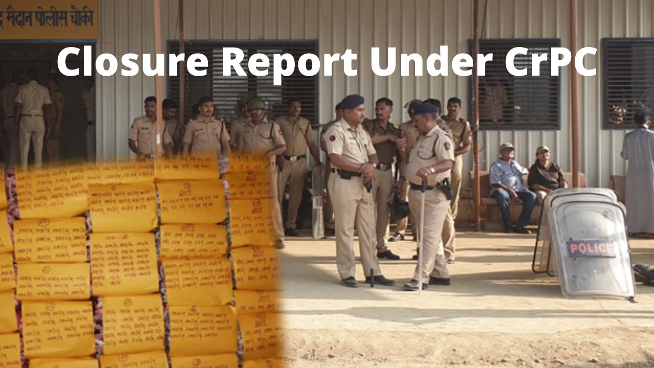 Closure Report Of Police Under Sec 169 Of CrPC