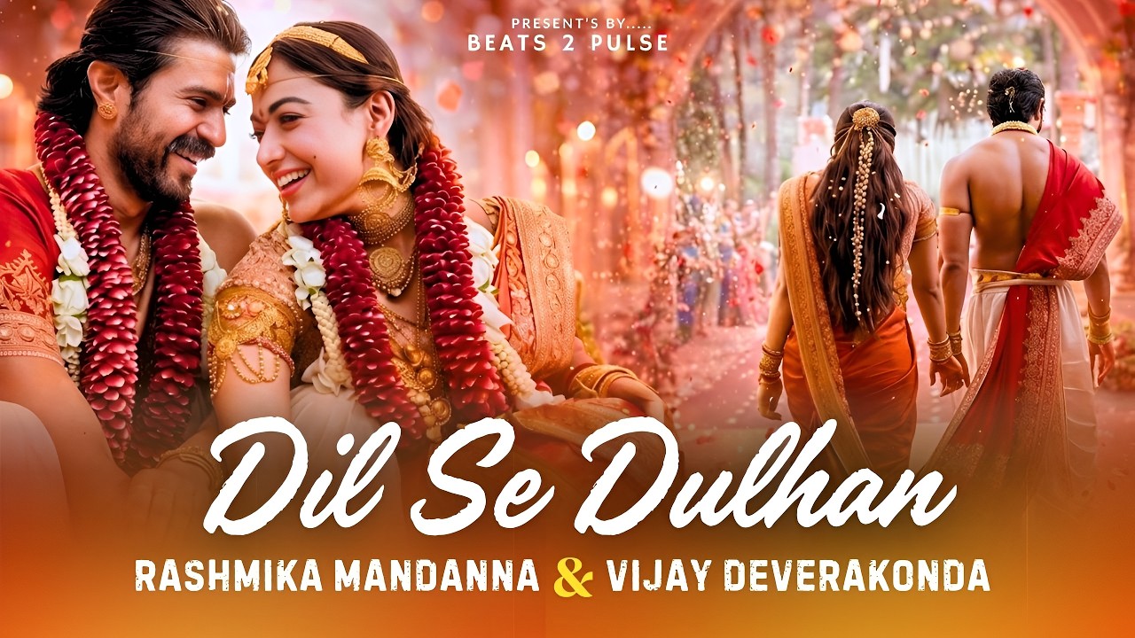 New Hindi Song 2026 | Dil Se Dulhan | Rashmika Mandanna | Vijay | Inspired by Bollywood style