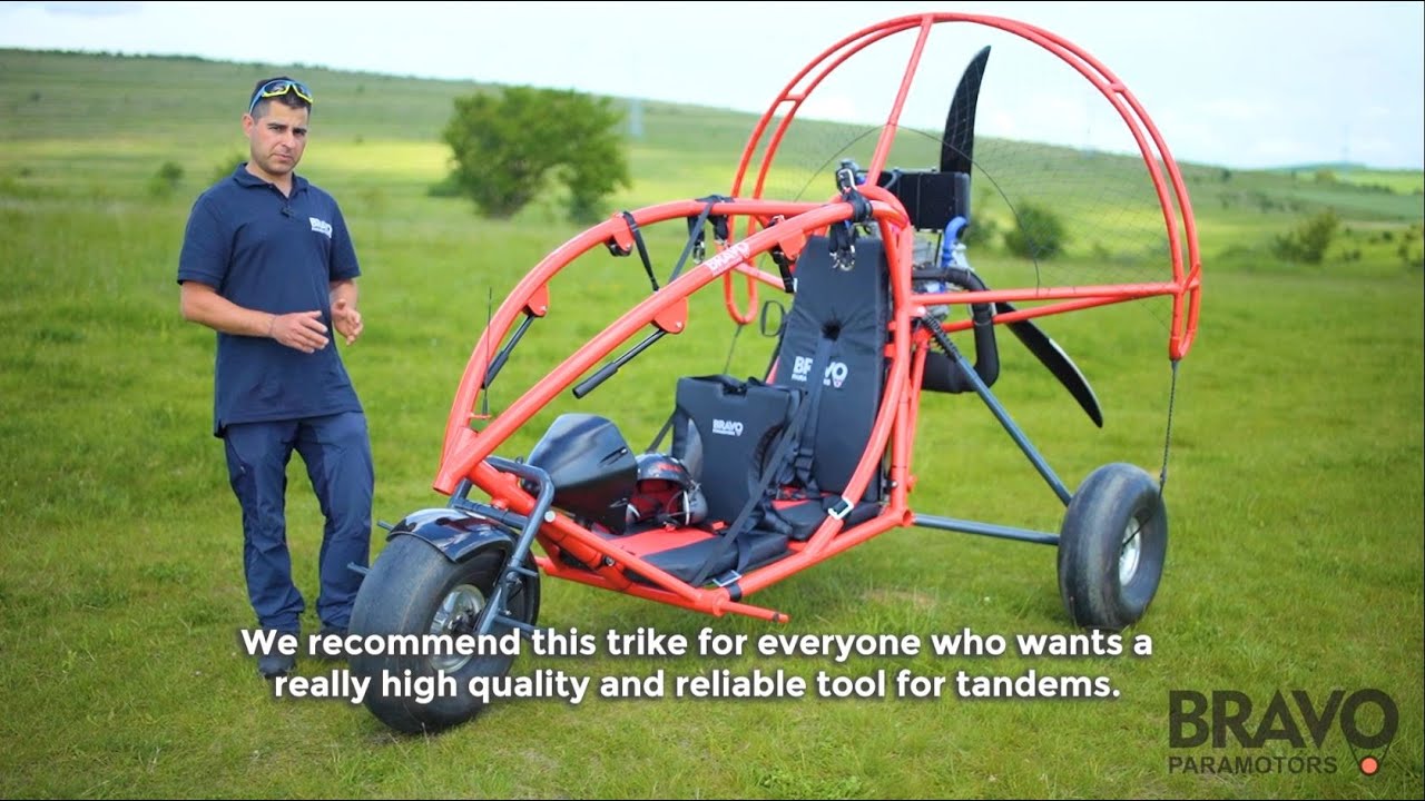 Bravo Paramotors - Meet the Goliath trike with Rotax 582 | Presentation & Features