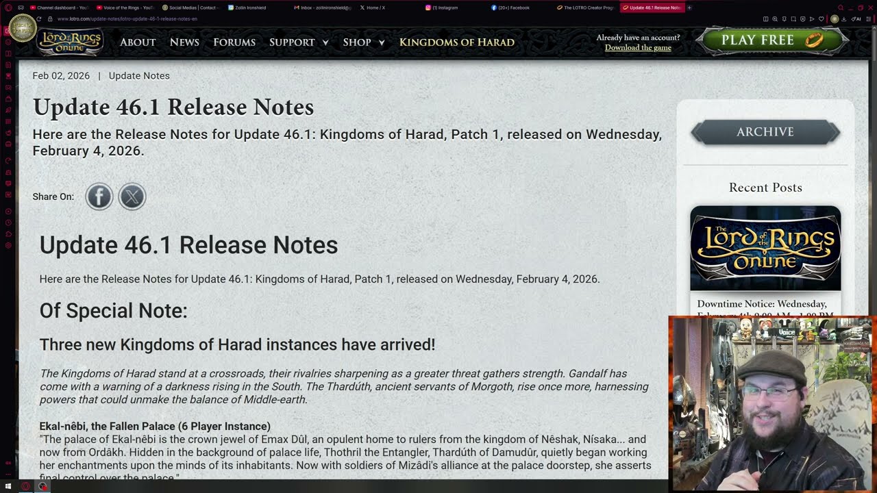 Update 46.1 Explained - 3 New Instances - Class Reworks - New Tanking Threat & More | A LOTRO Update