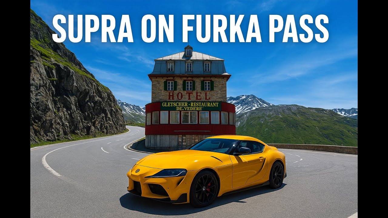 Supra - Driving on Furka Pass