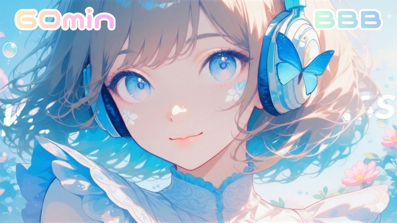 【フリーBGM】ミントのあぶくが咲くころ｜Minty Bubble Bloom🌿かわいい/チル/chill/pop【作業用・配信用・勉強用】1時間耐久