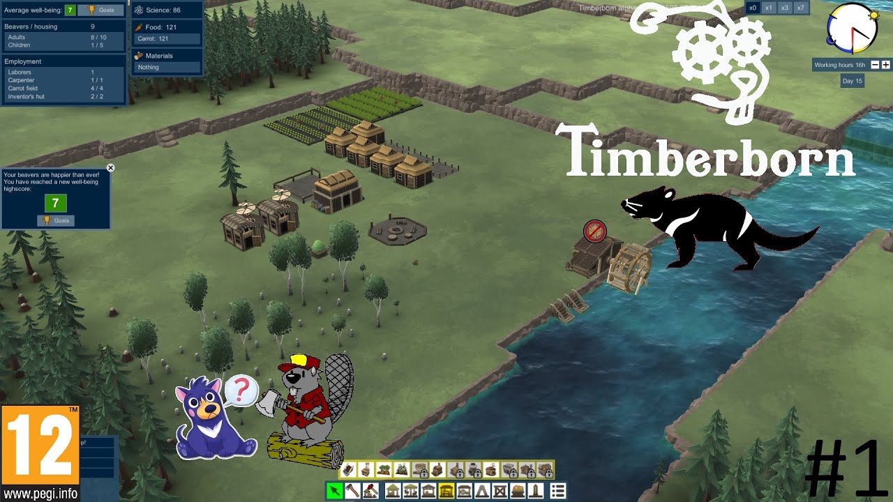 Niedzielne Timberborn Alpha #1 - Nadszedł czas bobr&oacute;w