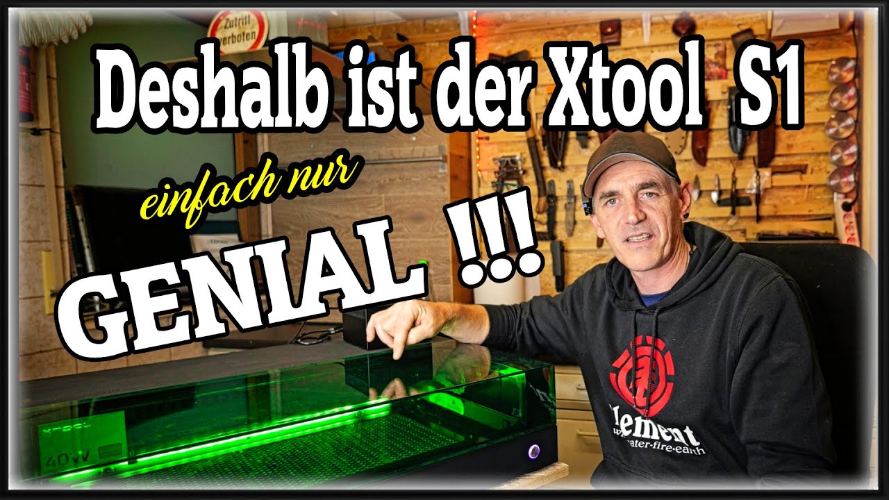 Xtool S1 - Diese Funktionen machen ihn so GENIAL, vielfältig &  einfach zu Bedienen.