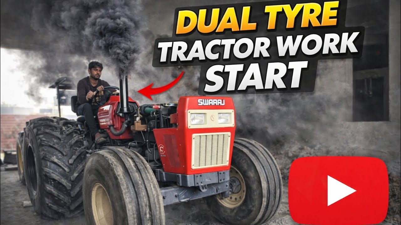 Nishu bhai ke tractor ka work start kar diya 🥺  