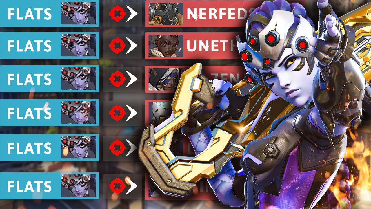 Flats is a GOD at Widowmaker in Overwatch 2