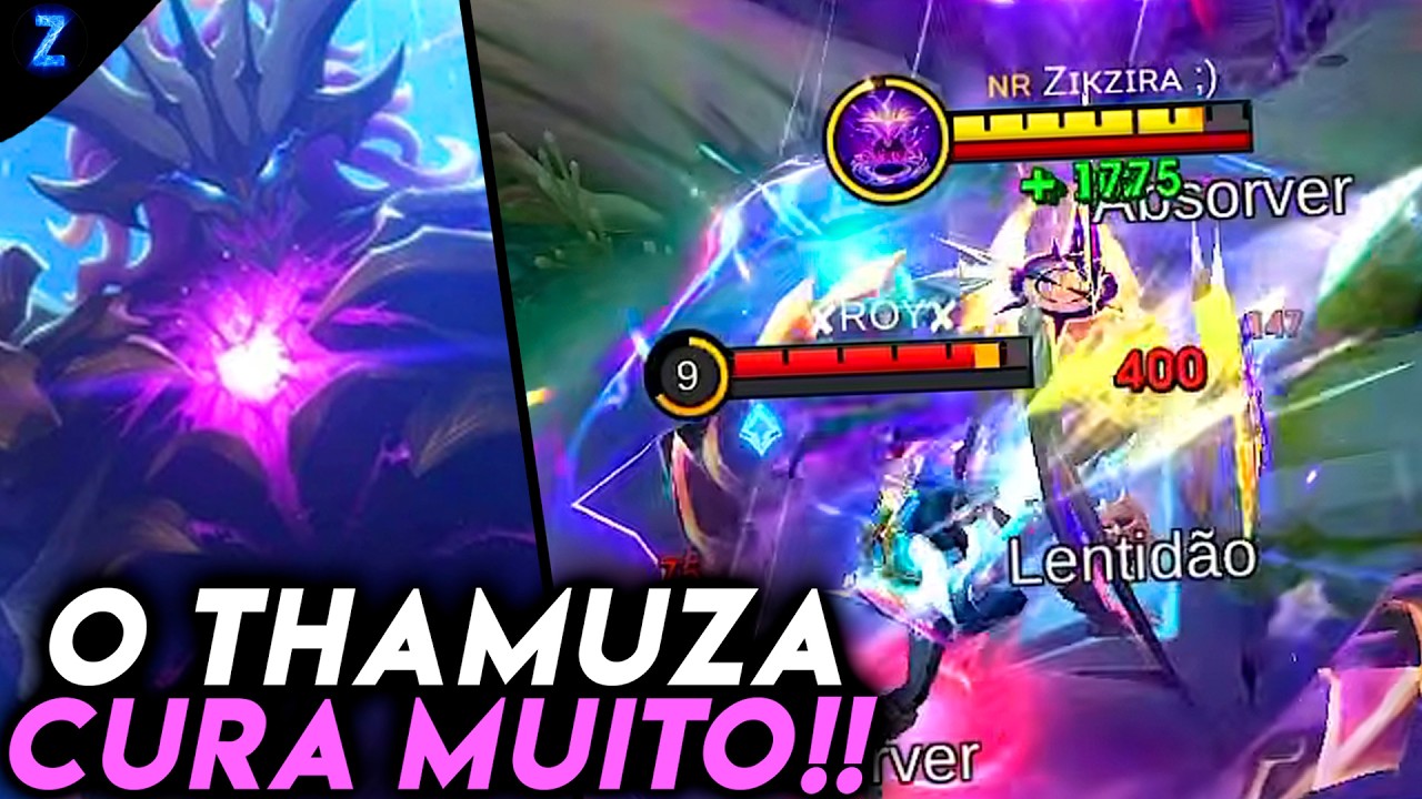 UMA BUILD QUE CURA TUDO! - THAMUZ GAMEPLAY | Mobile Legends