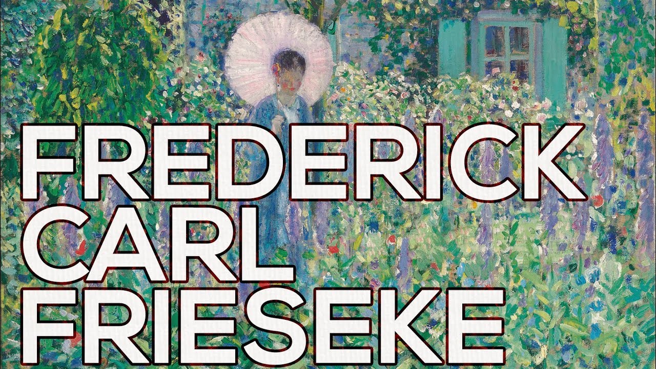 Frederick Carl Frieseke: A collection of 185 paintings (HD)