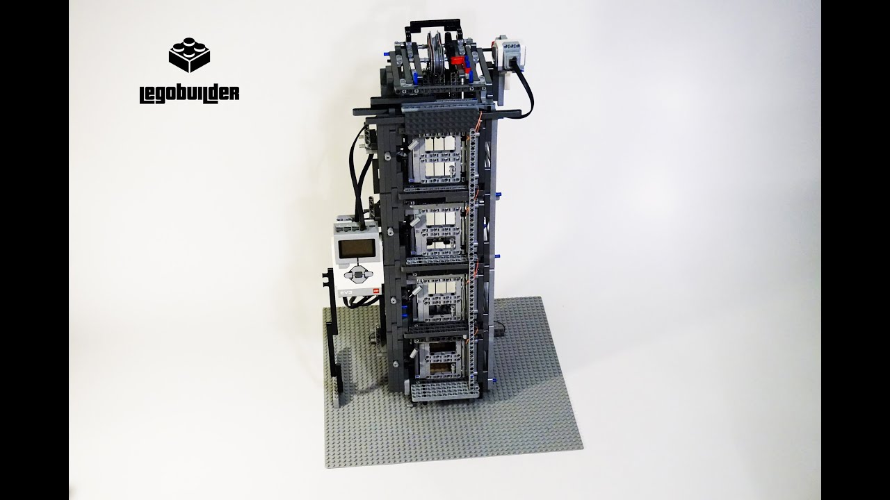 Lego elevator ►EV3◄ -lego technic [HD 1080p] by Lego Builder