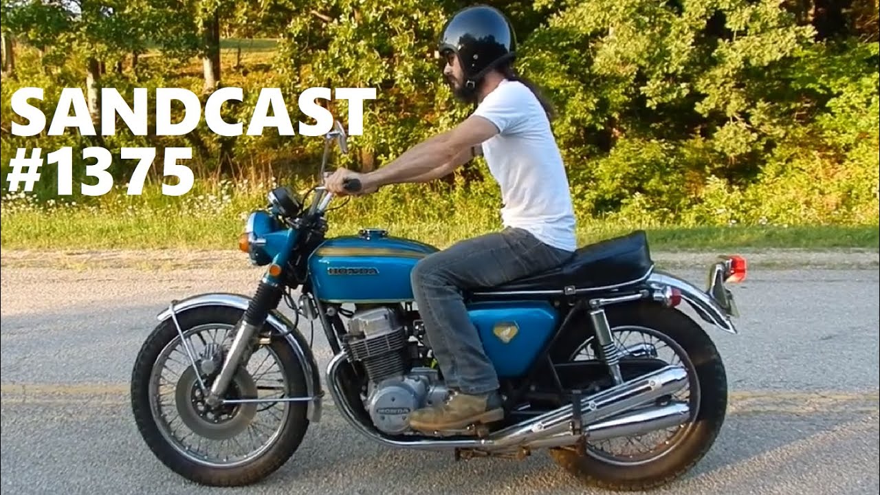 1969 Honda CB750 SANDCAST #1375 Engine Start and Test Ride CB 750 Four cylinder CB750K K0 Jap Bike