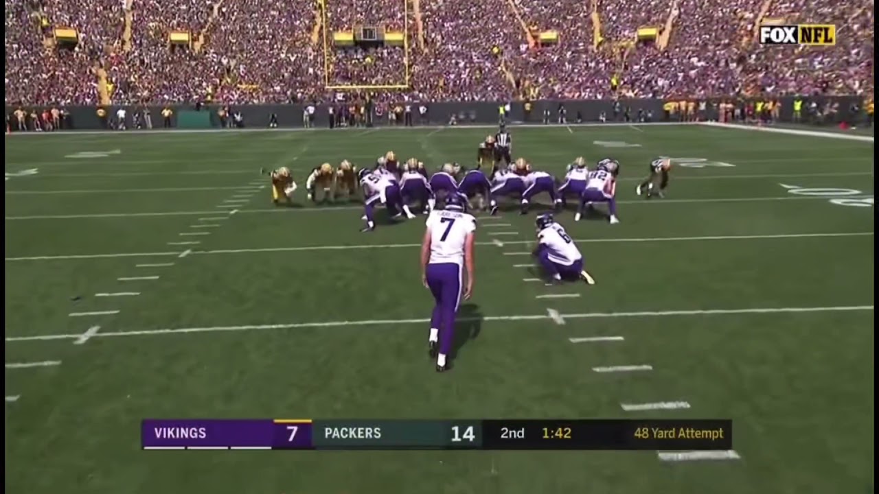 Every Daniel Carlson Minnesota Vikings Field Goal Attempt