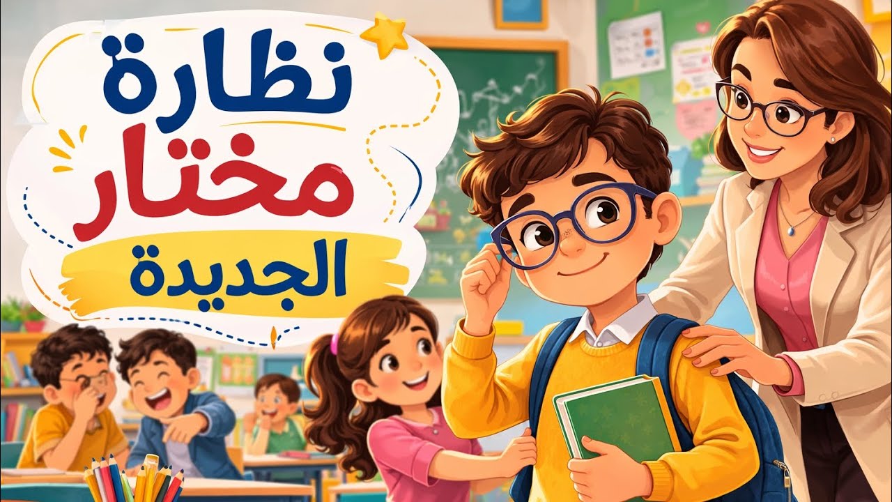 الصف الثالث الابتدائي الترم الثاني الوحدة الثانية الدرس الأول: نظارة مختار الجديدة.