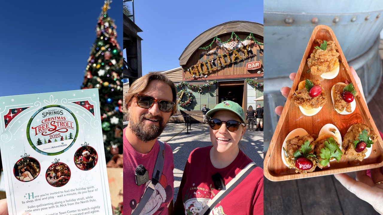 БЕСПЛАТНО, празднично и весело! Прогулка к рождественской ёлке в Disney Springs + дегустация праз...