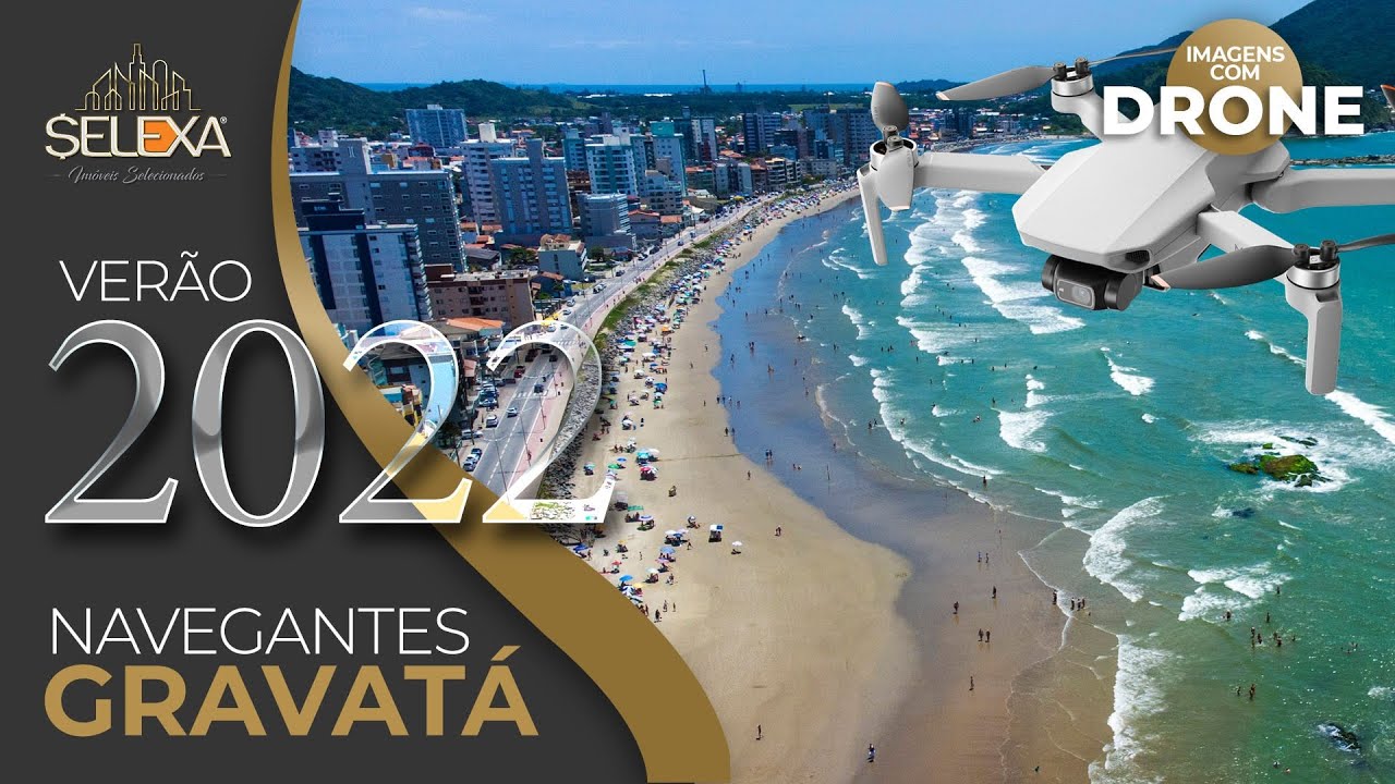 Praia do Gravatá, Navegantes 2022 | Imagens Aéreas com Drone