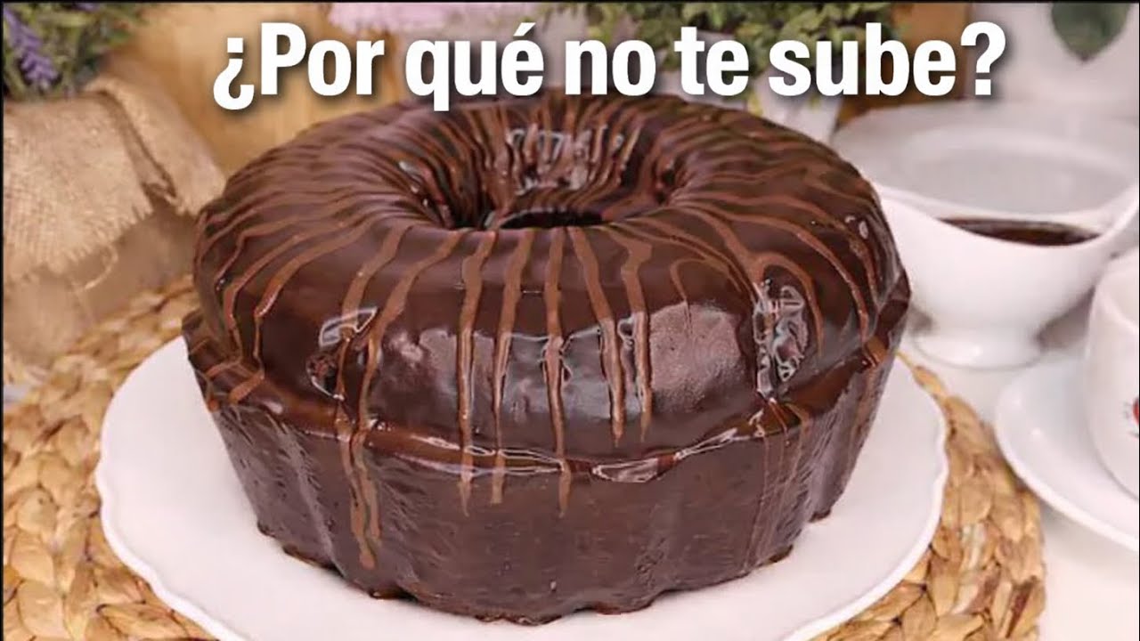 ¿Por qué Tu bizcocho queda seco? El secreto para que quede súper jugoso 🍫