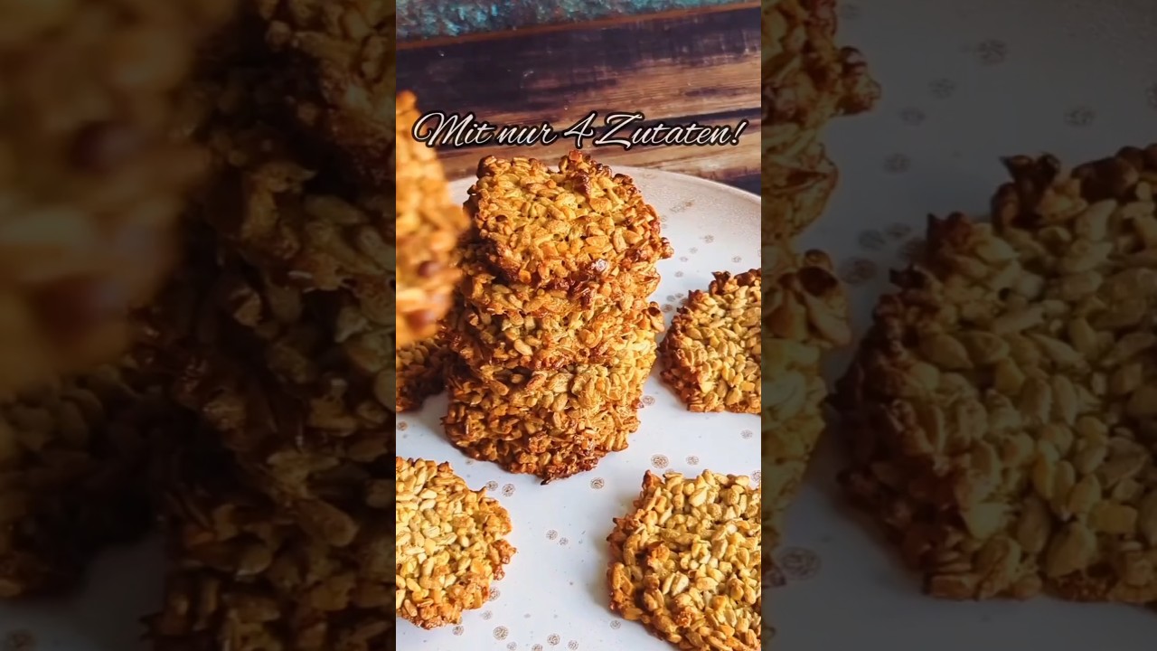 Schnelle Kekse aus 4 Zutaten