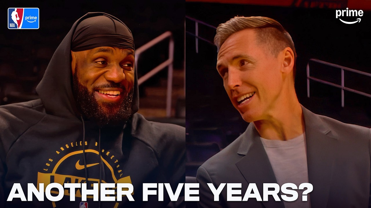 LeBron James Exclusive: Routine, Longevity, and the Sprint to the Playoffs | NBA on Prime