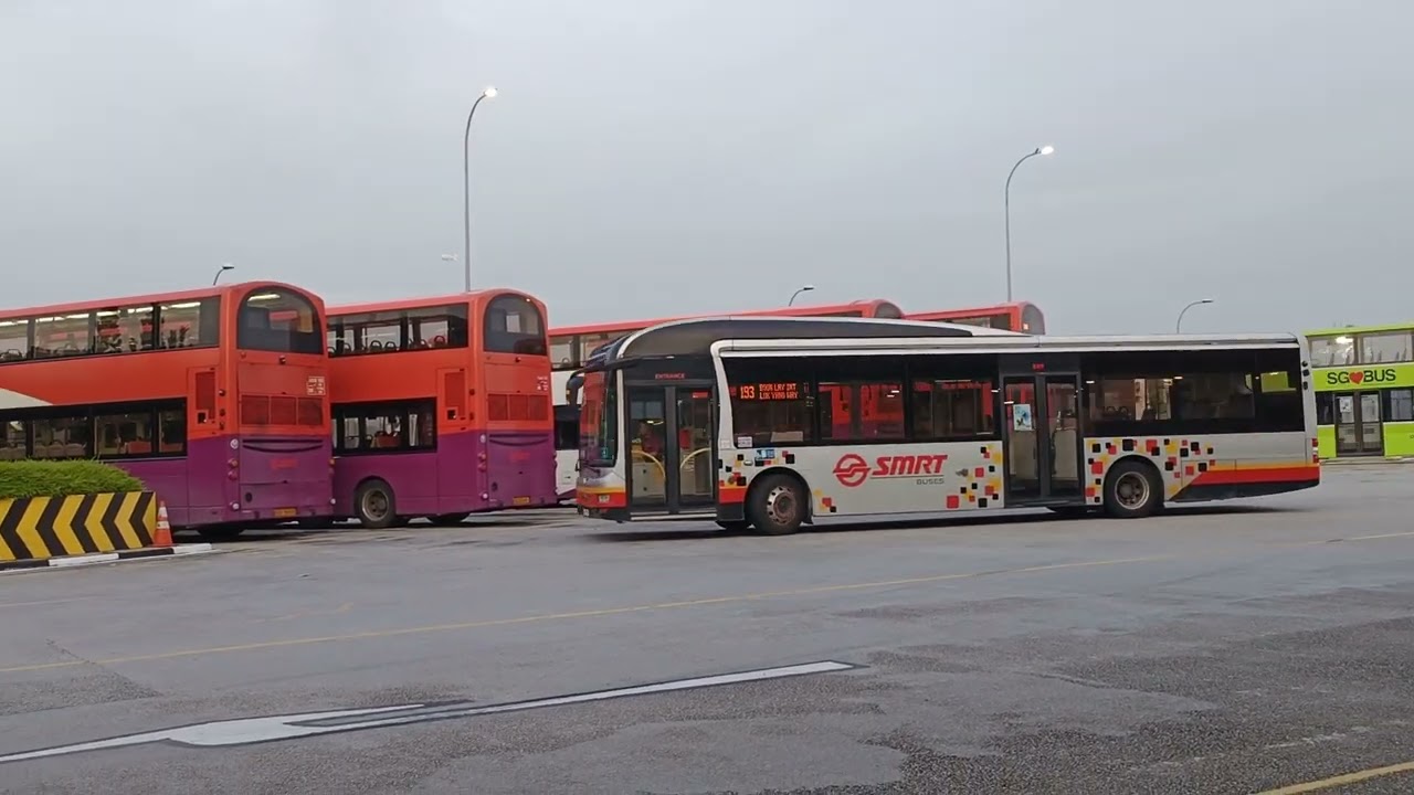 (SMRT) SMB1593J And Blimp At Tuas Bus Terminal