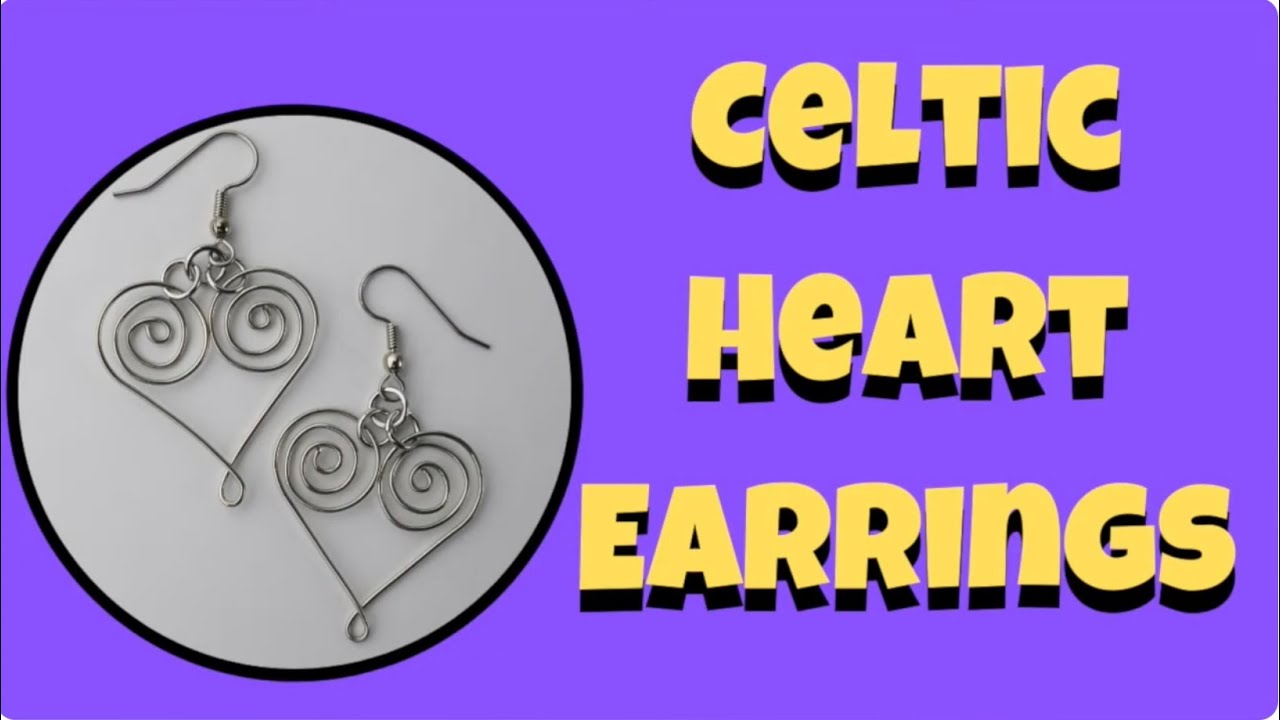 DIY Celtic Heart Earrings Tutorial