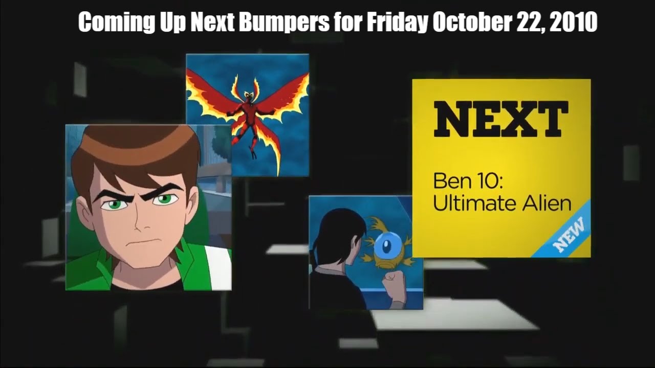 Cartoon Network Coming Up Next Bumpers for October 22, 2010