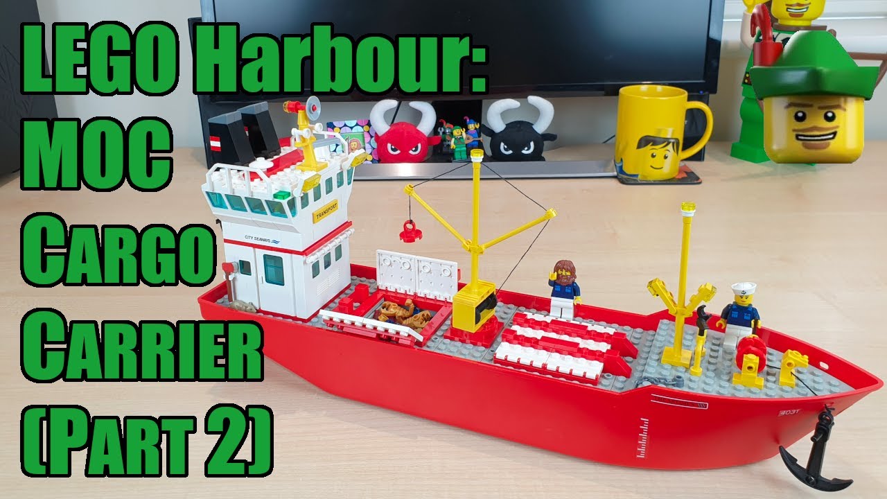 LEGO Harbour - Cargo Carrier Ship MOC 4030 Part 2 🚢⚓🏹