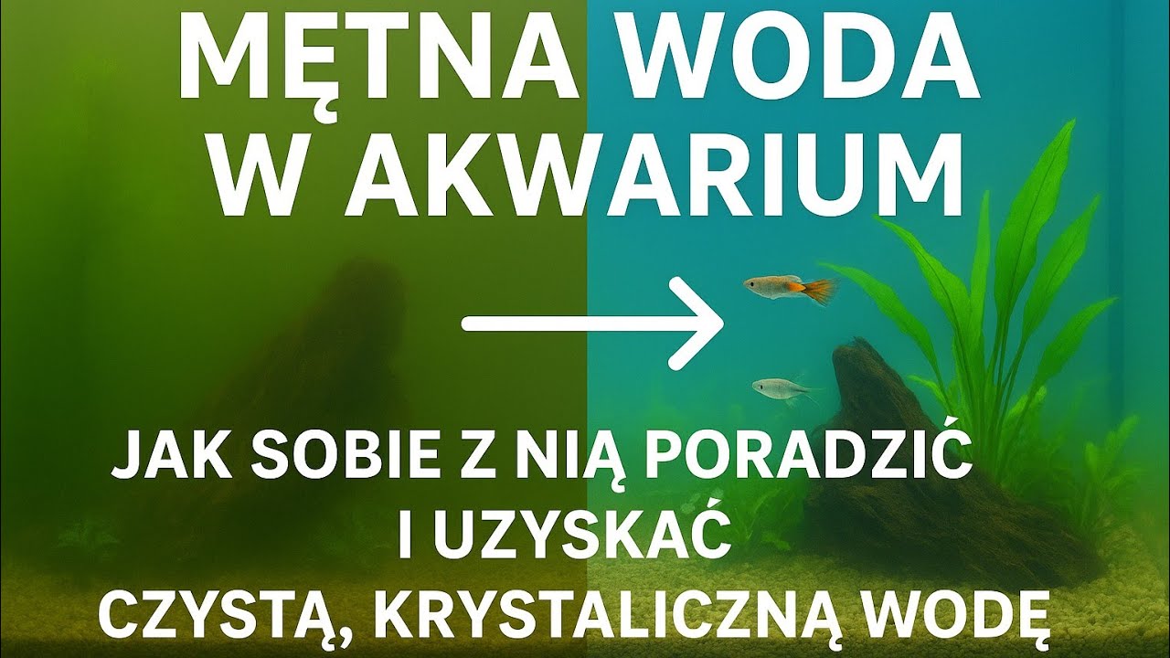 MĘTNA WODA W AKWARIUM - jak sobie z nią poradzić i uzyskać CZYSTĄ, KRYSTALICZNĄ WODĘ 🫧🌿