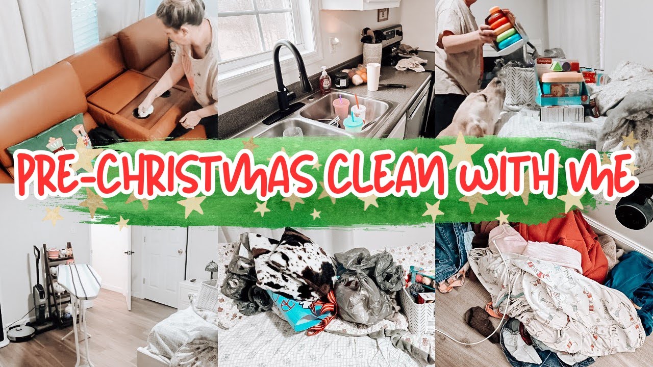 CLEANING MY HOUSE FOR THE HOLIDAYS | CHRISTMAS CLEANING MOTIVATION