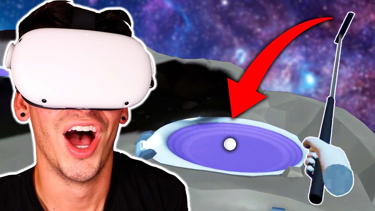 I Played Virtual Mini Golf In SPACE?! (Walkabout Mini Golf)