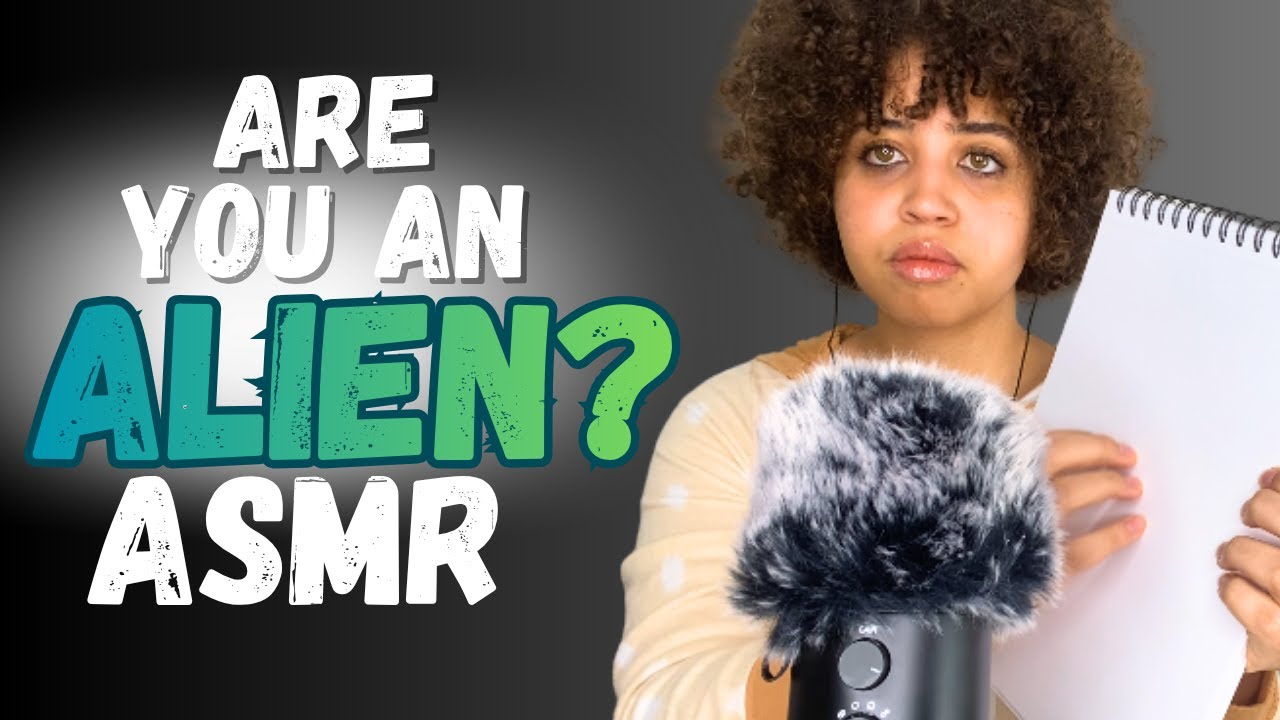 ASMR Drawing You Roleplay 👽 Wait… Are You an Alien?! (Whispers, Tapping, scratching & Drawing Sounds