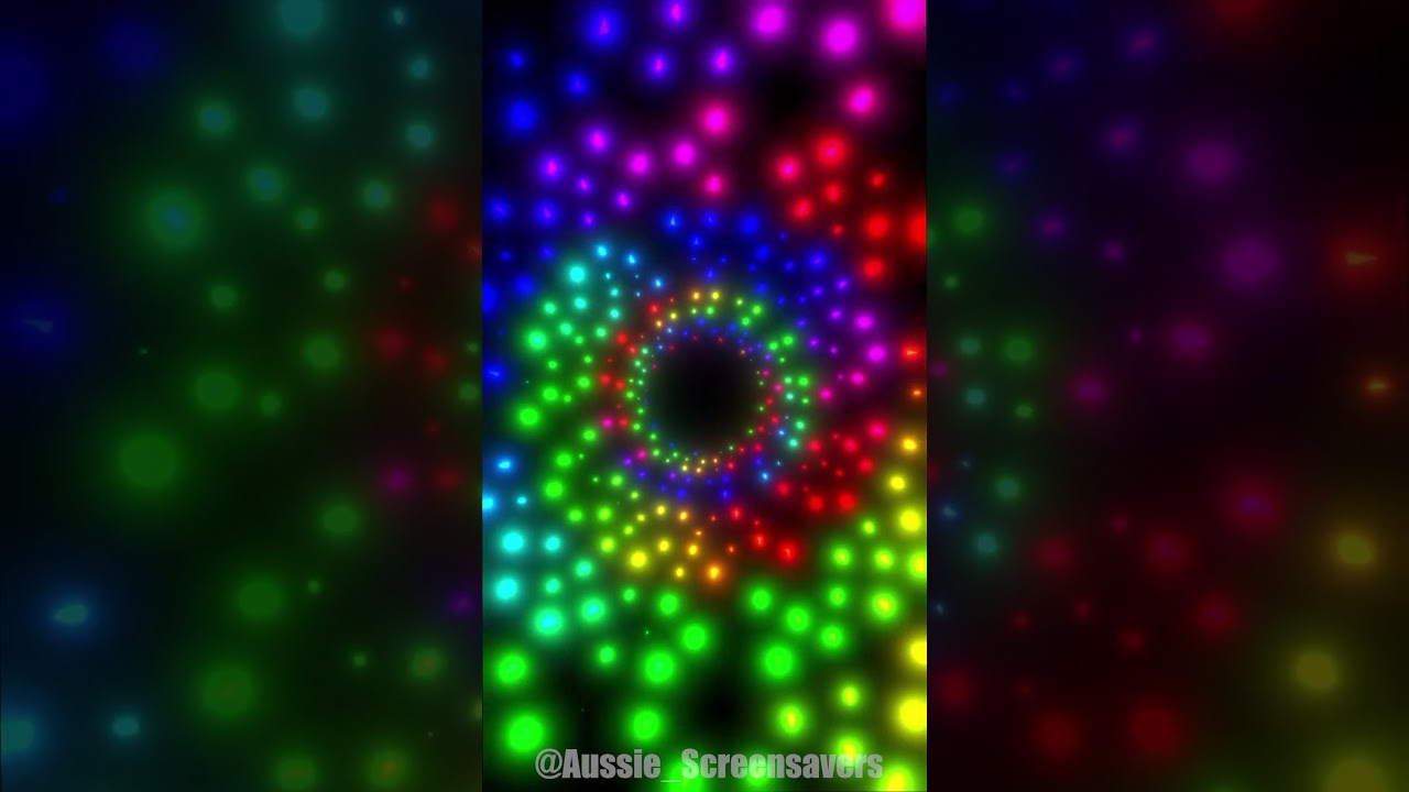 Rainbow Multi Colored Trippy Lights Screensaver Teaser | #short #shorts #shortvideo #shortsvideo