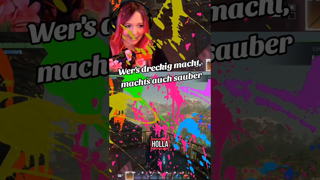 voll angekleckst 🤣 #gaming #spa&szlig; #community #quatsch #gamergirl #twitch #ninjakitty