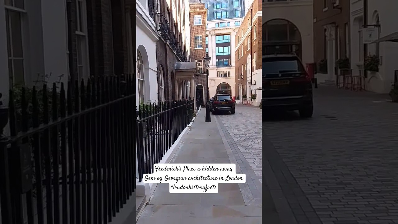 Frederick's Place in the city of London.   #londonhistory #georgianarchitecture