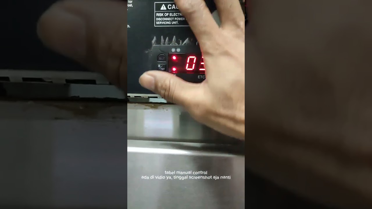 cara setting digital etc 60ht untuk pendingin chiller hoshizaki
